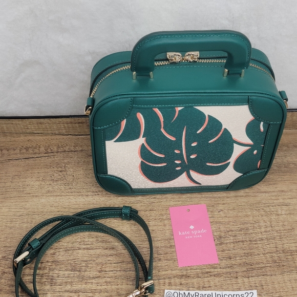 kate spade Bags Nwt Kate Spade Traveler Monstera Leaves Trunk